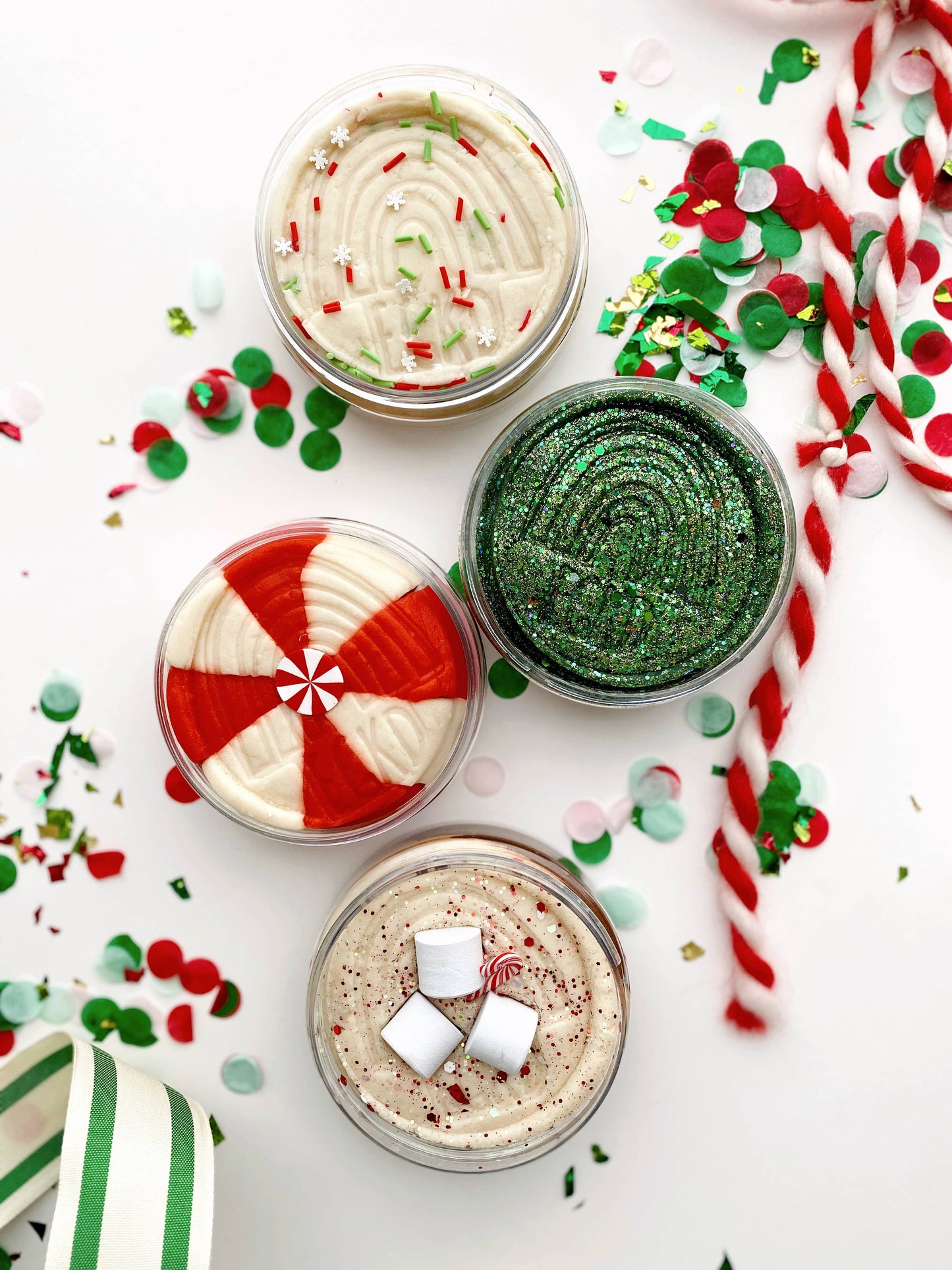 Christmas Tree Glitter Kid's Dough